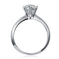 wholesale 925 Sterling Silver T&Co Classic Six-Prong Moissanite Ring for Women, 1 Carat Engagement Wedding Ring, Cross-Border E-Commerce New Style-0-4