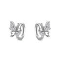 wholesale S925 silver metal new Korean lightweight luxury and elegant zircon stud earrings for women, small and niche, textural, heavy workmanship, and mixed batches-0-4