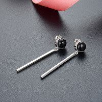 wholesale S925 Sterling Silver European and American Style Elegant Tassel Ear Stud Earrings Factory Direct Sales Mother's Day Gift for Elderly-925 Silver Earrings 925 Silver