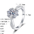 S925 Sterling Silver Moissanite Ring for Women, Oval, Luxe and Versatile-0-2