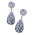 wholesale S925 Sterling Silver New Leaf Earrings, Small and Exquisite, Elegant, Versatile for Daily Wear, High-End Tassel Style-0-4