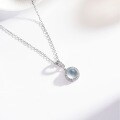 Metal Pendant Necklace, Simple Chinese Style Luxury Bubble Drop Choker-0-1