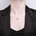 Sterling Silver New Pendant Necklace Women's Minimalist Design Light Luxury-0-2