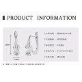 Sterling Silver Exaggerated European Cross-border Earrings with Moissanite Stars [Clearance Free Shipping]-0-31