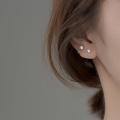wholesale S925 Sterling Silver Small and Chic Ear Piercing Maintenance Single Diamond Stud Earrings for Women, Niche and Stylish, Can Be Worn While Sleeping, G7517-0-2
