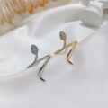 wholesale S925 Silver Serpent Ring for Women, Small and Niche Design, Sense of Luxury, Fashionable and Unique Spiritual Snake Index Finger Ring, New Release-0-1