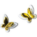 wholesale S925 Sterling Silver Earrings for Women, Korean Style Fashion Sweet Gold Butterfly Earrings, Elegant Ear Studs Jewelry E8887-0-4