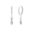 wholesale Sterling Silver S925 Teardrop Earrings for Women with Zirconia Ear Hoops Ear Clasps Cross-Border Light Luxury High-End Long Tassel Accessories-0-10