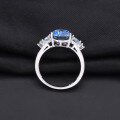 wholesale S925 Silver Designer Luxury Colorful Crystal Ring, European and American Fashion High-End Gemstone Ring-0-3