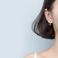 wholesale Metal S925 star ear clasp sweet short star earrings fashionable mini star earrings E8536-0-2