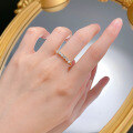 wholesale S925 silver plated 7-stone diamond ring, fashionable and delicate versatile style, hot seller on AliExpress-0-3