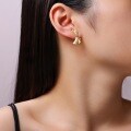 Silver Custom Italian Filigree Ins Vintage Moissanite Skirt Earrings-0-2