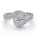 wholesale S925 Sterling Silver European Style Three-Piece Set: Stackable Diamond Rings, Full Pavé Zirconia Stud Earrings, and Pendant Necklace for Women - Wholesale-0-1