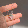 wholesale 999 Sterling Silver Zodiac Year Luck Bag Necklace Women's Ethnic National Style Luxury Minimalist Designer Collarbone Chain Jewelry-0-3