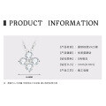 S925 Sterling Silver 2ct Moissanite Sweet Heart Necklace-0-18