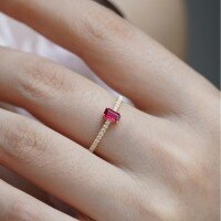 wholesale S925 sterling silver full-body fashion ring, small gemstone vintage court-style classic women's jewelry-BZ0454-Gold>US size 6