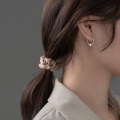 wholesale S925 Sterling Silver Faceted Fragment Ear Studs Minimalist Design Elegant Hoop Earrings Clasps M01446-0-1
