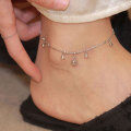wholesale S925 sterling silver bestie bell bracelet and anklet for women, ins-inspired design, niche, luxury, high-end, new style, palace aesthetic-0-6