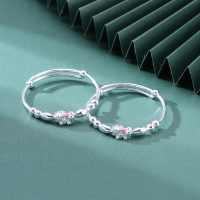 wholesale 990 Sterling Silver Baby Bracelet, Ethnic Style Pi Xiu Bead Bracelet with Adjustable Sliding Clasp for Infants and Children-baby bracelets