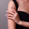 Sterling Silver Fashion Stackable Rings, Non-Tarnish, Light Luxury Minimalist Women's Rings, Hot Cross-Border Seller-0-2