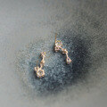 wholesale 9K Gold Angel's Tear Zircon Inlaid Vintage Japanese Mini Stud Earrings-0-3