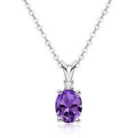 S925 Sterling Silver Zircon Necklace, Minimalist and Luxurious Pendant.-U-style [Clearance Sale with Free Shipping]  925 Silver