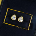 wholesale S925 Silver 6*8mm Pear Drop Earrings, Fashion Classic Piece for Cross-Border E-Commerce-0-3