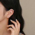 wholesale S925 Sterling Silver Women's Heart Earrings With Colorful Zircon,。-0-2