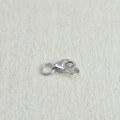 wholesale 925 Sterling Silver Rose Gold Plated Teardrop Clasp Necklace Spring Lobster Clasp Bracelet DIY Jewelry Findings Wholesale-0-5