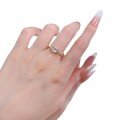 wholesale S925 Silver New Small Sugar Stackable Ring for Women, Minimalist and Thin Fashion Stacking Ring-0-4
