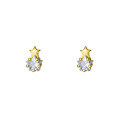 wholesale S925 Sterling Silver Mini Smooth Star Five-Pointed Star Diamond Stud Earrings Simple and Personality Small Earrings M01279-0-4