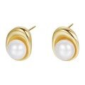 wholesale 925 Silver Freshwater Pearl Earrings For Women, Ins Minimalist Style, Wholesale Available-0-4