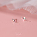 wholesale 925 Sterling Silver Starfish Stud Earrings For Women-0-9