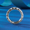 wholesale S925 silver new jewelry style, luxurious full pave 40mm round eternity ring, hot-sellingins cross-border-0-1