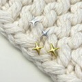 wholesale Sterling Silver S925 Four-pointed Star Earrings For Women, Ins Niche Design, Commuter-friendly, Personalized And Versatile, Minimalist Polished Star Stud Earrings-0-2