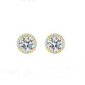 wholesale S925 Sterling Silver Moissanite Stud Earrings for Women, High-End Feeling, Ear Piercing Care, Trendy Wholesale Ear Accessories, TikTok Live Hot-Sellers-0-13