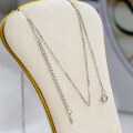 wholesale Japanese Winter New Arrival Aurora Glow Natural Teardrop Agate Ring and Versatile Necklace Set in Metal-0-11