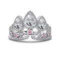 wholesale S925 Sterling Silver Wedding Style Ring for Women, Exquisite and High-End Crown Design, Trendy and Fashionable Cute Princess Style Band-0-4