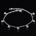 wholesale S925 Silver Trendy Korean Minimalist Cute Seven Small Bells Bracelet Versatile Style Bracelet-0-3