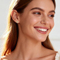 925 Sterling Silver French Light Luxury Butterfly Earrings Sweet Personality Ins Fashion Versatile Commuting Essential-0-1