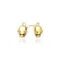 wholesale Metal: S925 Sterling Silver Cute and small golden mouse stud earrings for women, new Chinese zodiac animal earring accessory-0-4