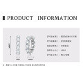 S925 Sterling Silver Moissanite Flash Simple Circle Earrings-0-15