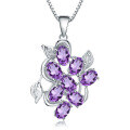 wholesale S925 silver jewelry with a design aesthetic, topaz pendant,,-0-5