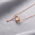 wholesale S925 silver electroplated source factory new Korean style fashionable women's chain necklace wholesale-0-2