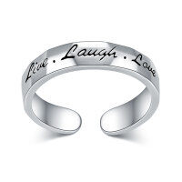 wholesale S925 silver ring with new personalized style design, fashionable engraved pattern, unisex-925 sterling silver ring Adjustable opening