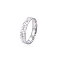 wholesale 925 Silver Korean Fashion Stylish Minimalist Men's Ring, Ins Style Niche Design with Creative Engraving-0-4
