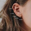 wholesale 925 Sterling Silver Earrings with Zirconia Stud Earrings, Minimalist Hoop Earrings, Ins Light Luxury High-End Cross-Border Best-Seller Ear Accessories-0-3