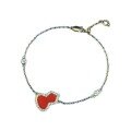 wholesale S925 Silver Red Agate Gourd Bracelet, Fortune and Prosperity New Chinese Style Chalcedony Bracelet for Wealth and Blessings-0-4