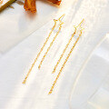 wholesale 10K Gold Japanese Small Fresh Mori-style Dreamy Fringe Star Stud Earrings, Jewelry Manufacturer Wholesale-0-3