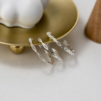 wholesale S925 Sterling Silver Fresh and Sweet Ins Style Niche Design Lace Cross Ring R02254-Lace cross style Adjustable opening